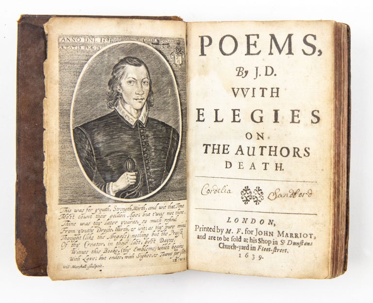 Item #3012 Poems, by J.D. VVith elegies on the authors death. John Donne