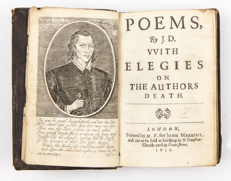 Item #3101 Poems, by J.D. VVith elegies on the authors death. John Donne