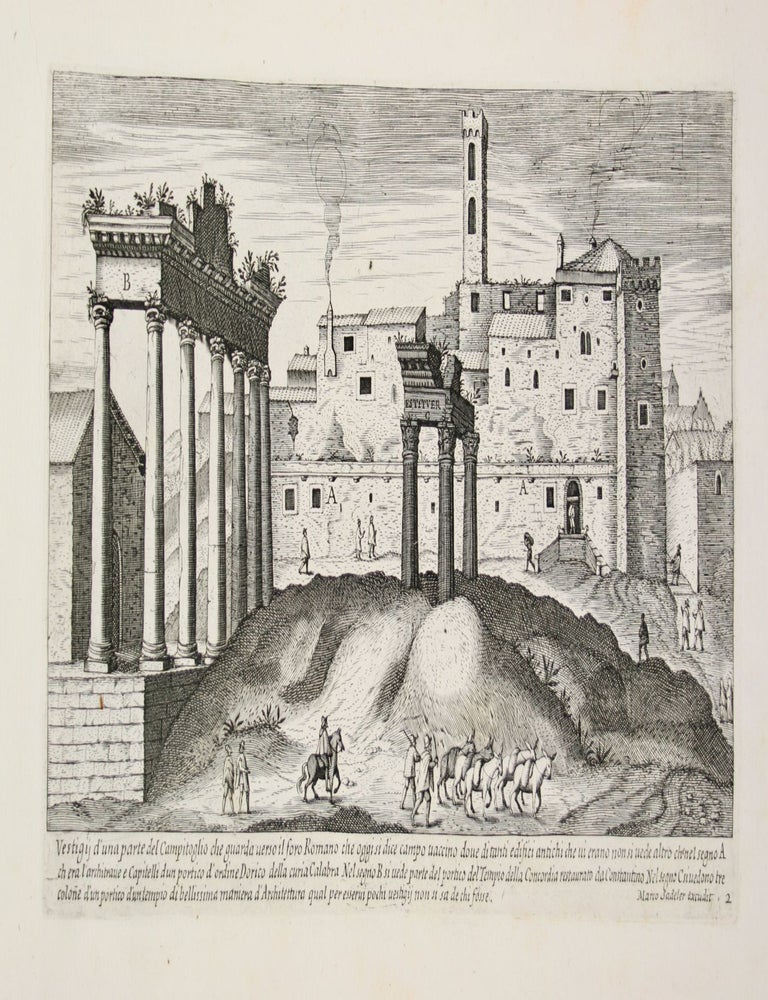 Vestigi delle antichita di Roma Tivoli Pozzvolo et altri luochi. Con privilegio di sua Sac. Ces. Mae. Stampati in Praga da Aegidio Sadeler scultore di essa mae 1606.