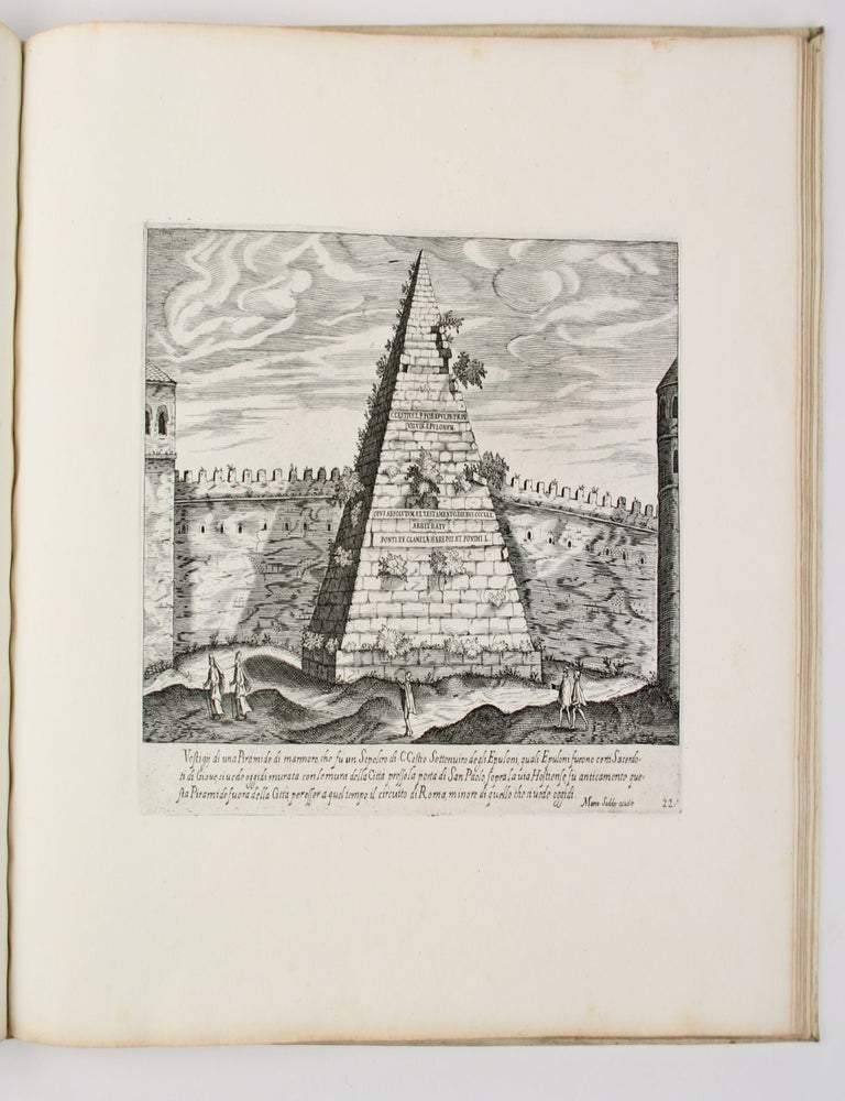 Vestigi delle antichita di Roma Tivoli Pozzvolo et altri luochi. Con privilegio di sua Sac. Ces. Mae. Stampati in Praga da Aegidio Sadeler scultore di essa mae 1606.