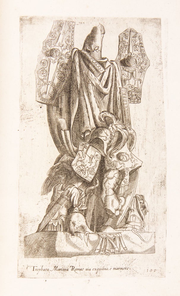 Antiquarum statuarum urbis Romae primus et secundus liber. Ludouico Madrucio S.R.E. Card amplissimo dic. Baptista de Caualleriis authore