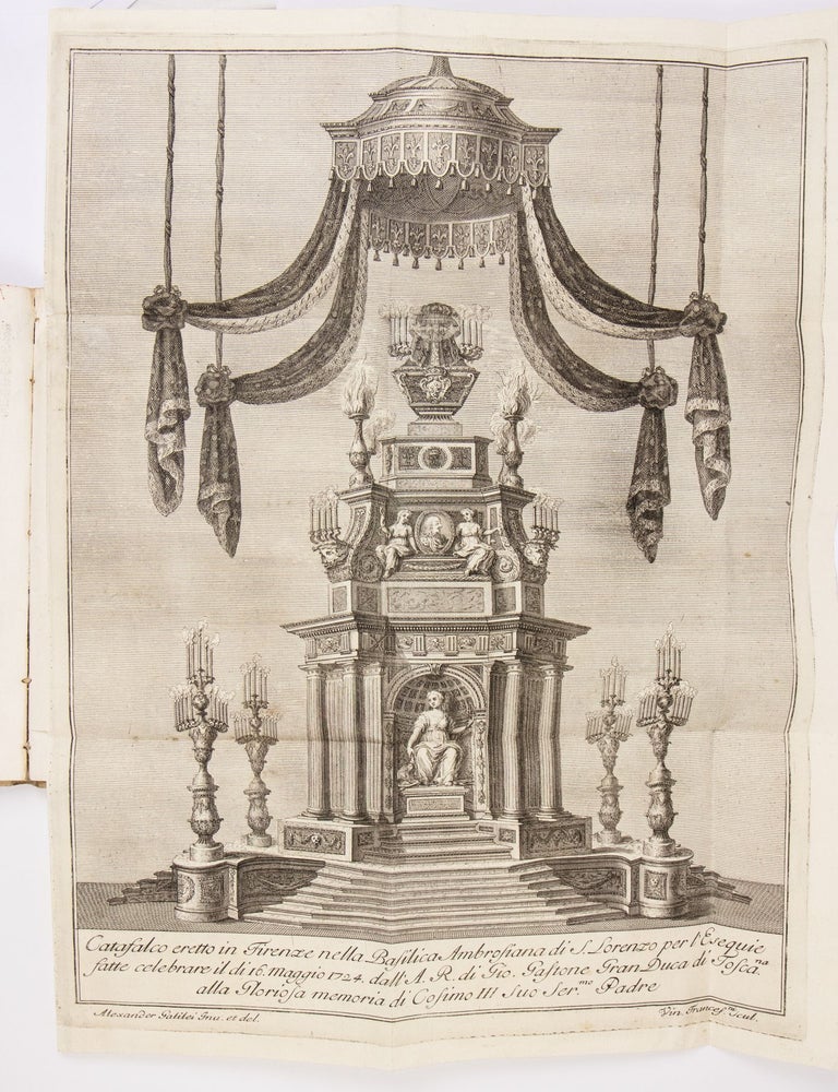 Item #3978 Esequie dell'Altezza Reale del Serenissimo Cosimo III Granduca di Toscana celebrate in...