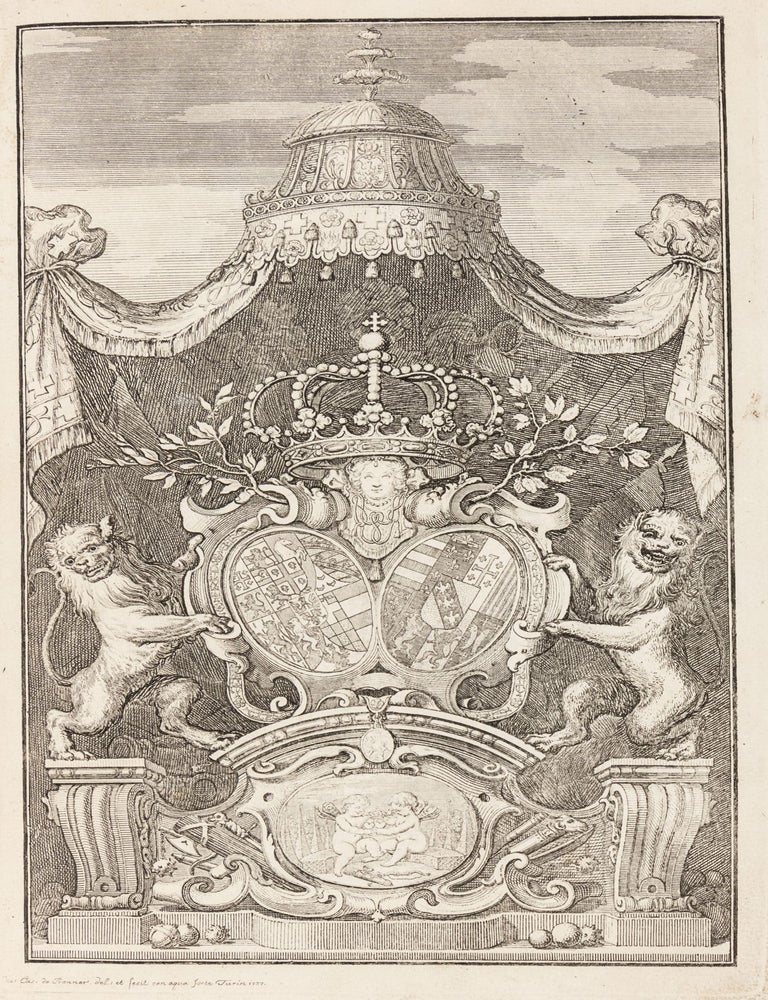 La Sontuosa Illuminazione della Città di Torino per l'Augusto Sposalizio delle Reali Maesta' di Carlo Emmanuele Re di Sardegna e di Elisabetta Teresa di Lorena.