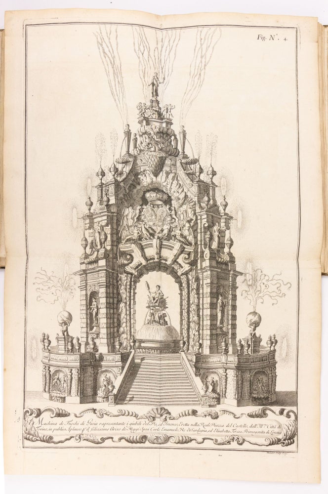 La Sontuosa Illuminazione della Città di Torino per l'Augusto Sposalizio delle Reali Maesta' di Carlo Emmanuele Re di Sardegna e di Elisabetta Teresa di Lorena.