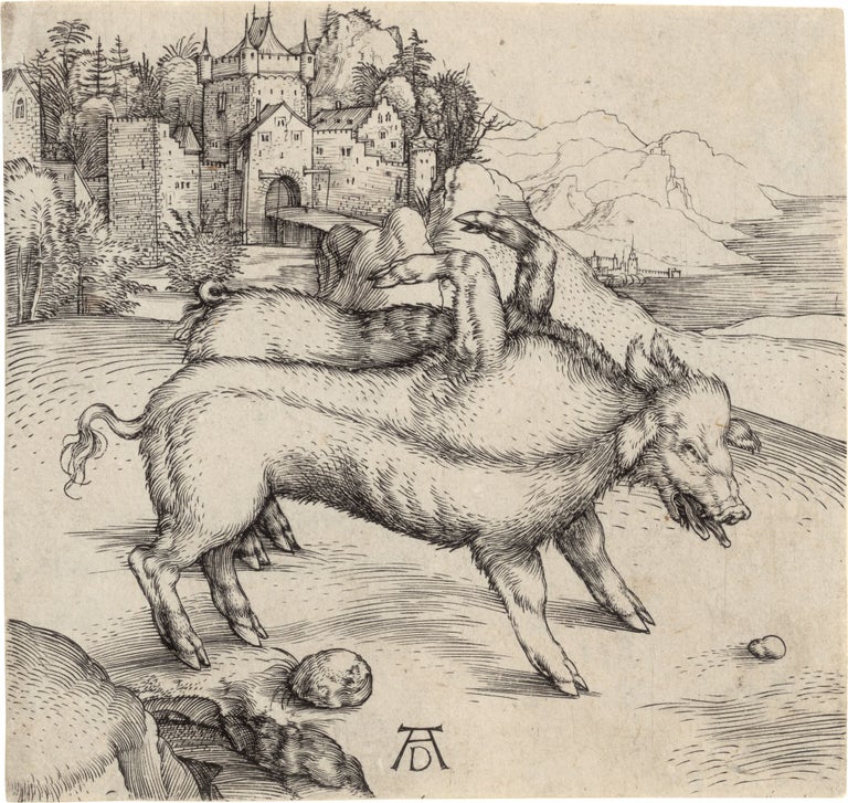 Item #4191 Die Mißgeburt eines Schweins. Albrecht Dürer.
