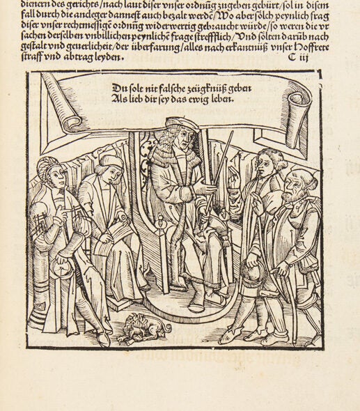 Bambergische halszgerichts Ordenung.