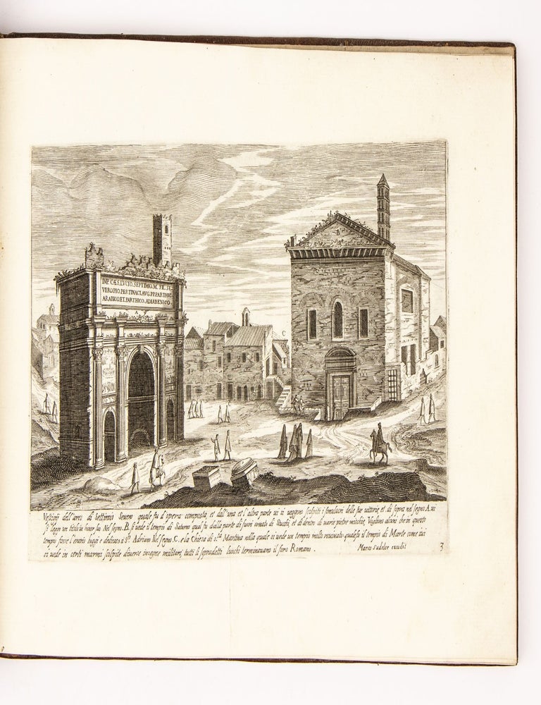 Vestigi delle antichita di Roma Tivoli Pozzvolo et altri luochi. Con privilegio di sua Sac. Ces. Mae. Stampati in Praga da Aegidio Sadeler scultore di essa mae 1606.
