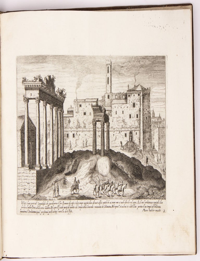 Vestigi delle antichita di Roma Tivoli Pozzvolo et altri luochi. Con privilegio di sua Sac. Ces. Mae. Stampati in Praga da Aegidio Sadeler scultore di essa mae 1606.