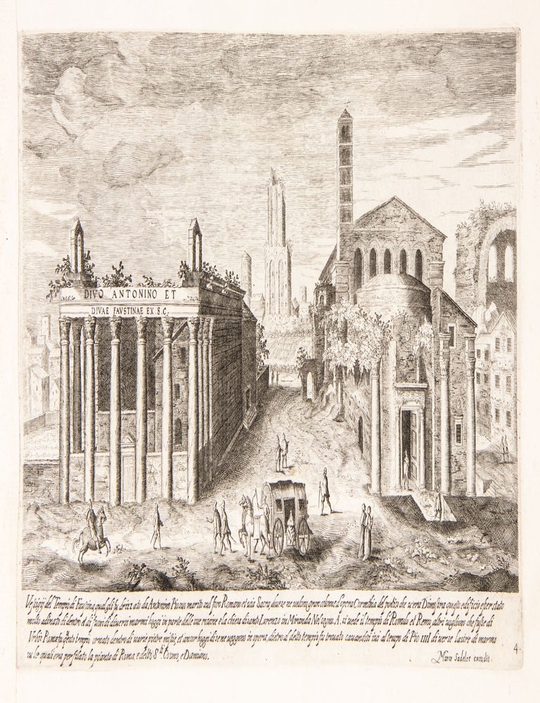 Vestigi delle antichita di Roma Tivoli Pozzvolo et altri luochi. Con privilegio di sua Sac. Ces. Mae. Stampati in Praga da Aegidio Sadeler scultore di essa mae 1606.