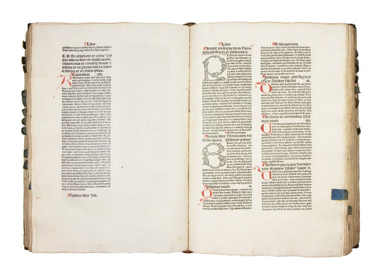 Biblia Latina (With printed summaries by Menardus Monachus)