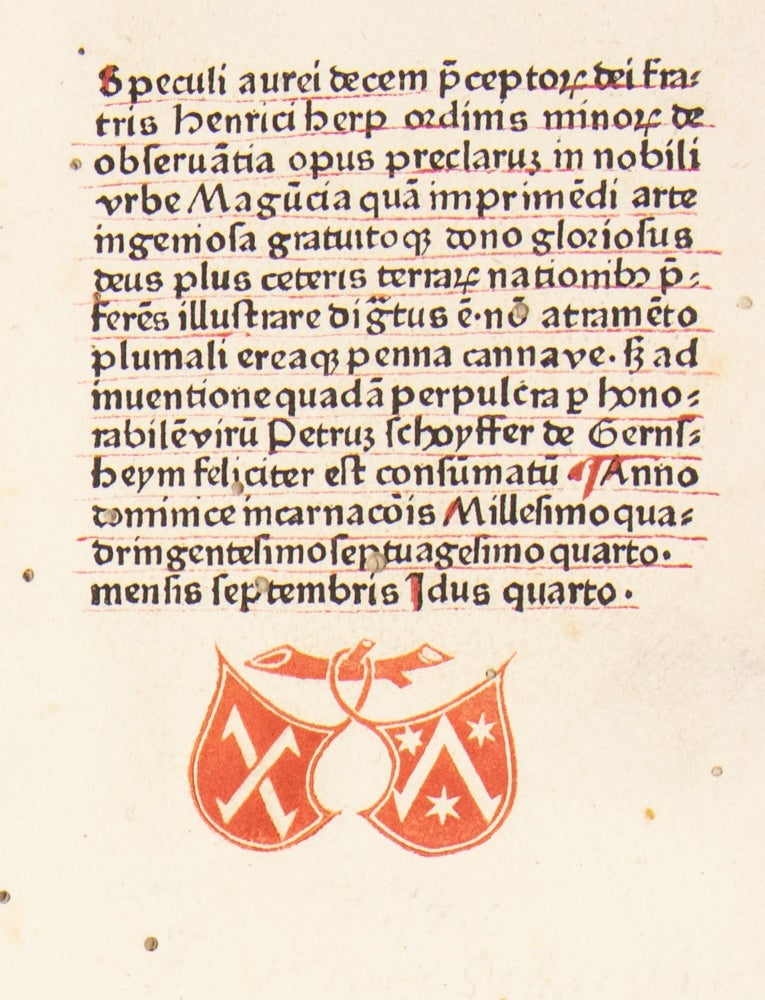 Speculum aureum decem praeceptorum Dei.