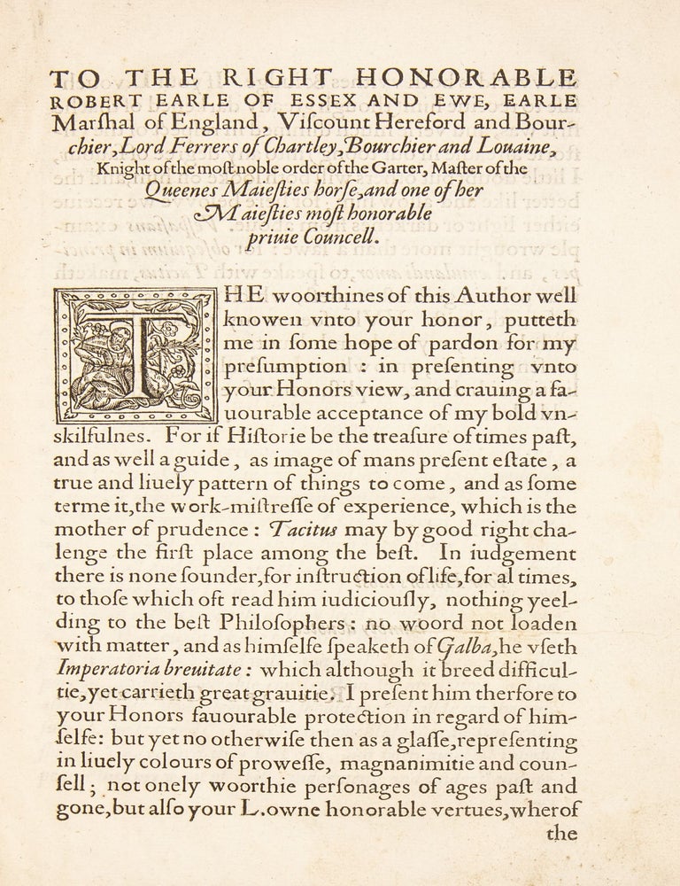 The Annales of Cornelius Tacitus. The Description of Germanie.
