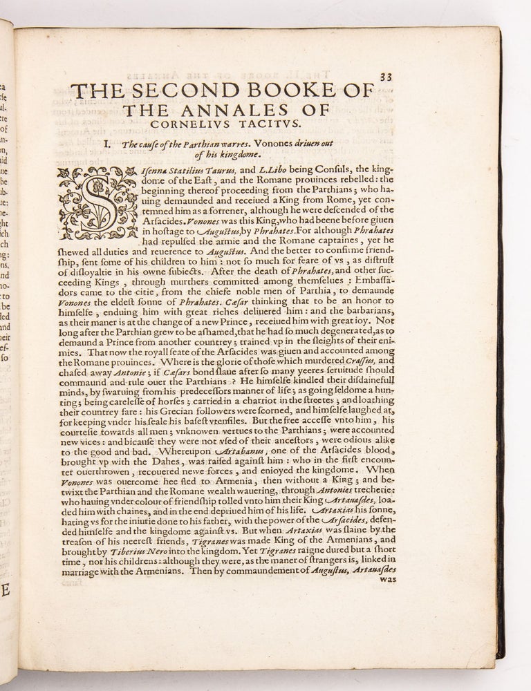 The Annales of Cornelius Tacitus. The Description of Germanie.