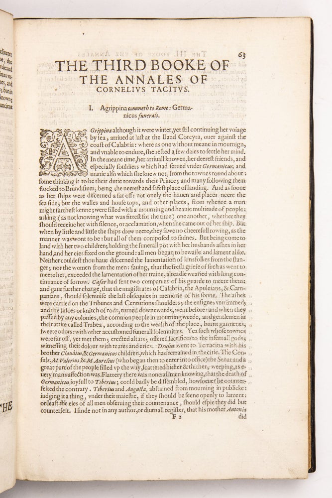 The Annales of Cornelius Tacitus. The Description of Germanie.