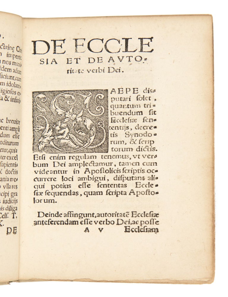 De ecclesiae autorita/tate (sic!) & de veterum scriptis libellus