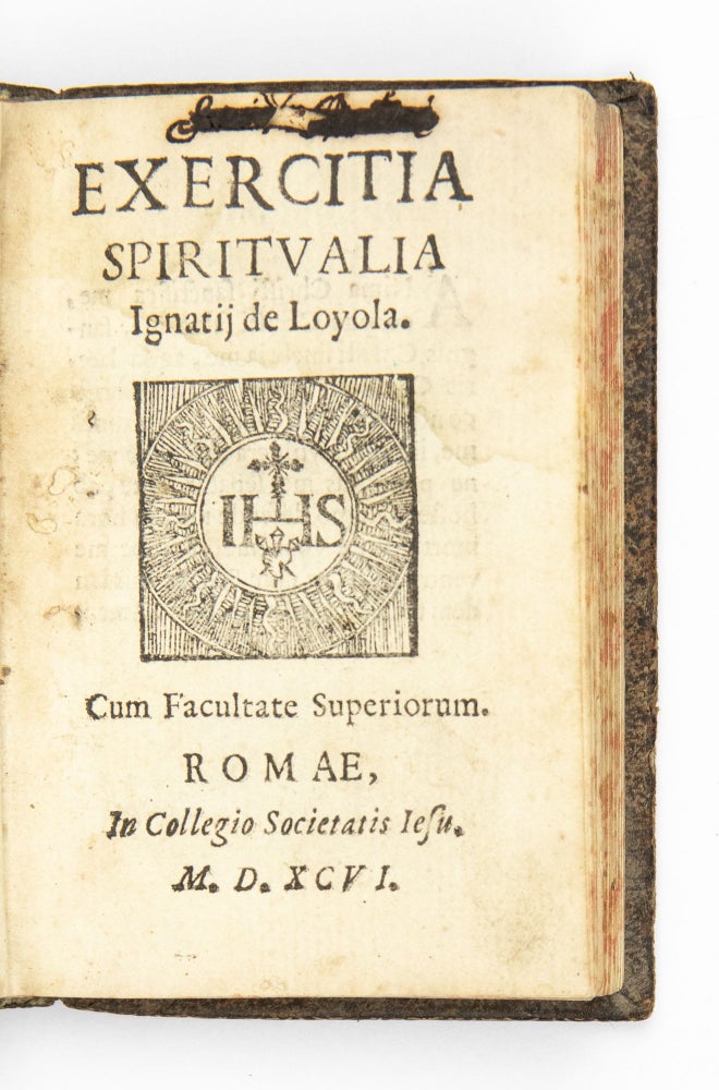 Item #4435 Exercitia spiritvalia Ignatij de Loyola. of Loyola Ignatius, Saint