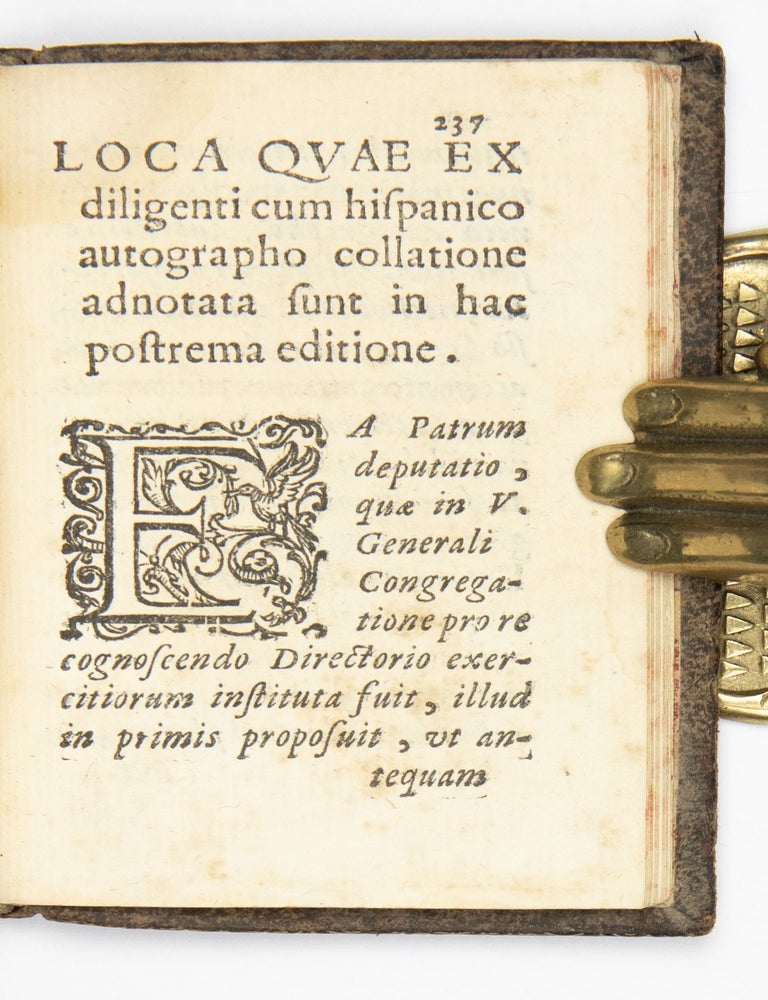 Exercitia spiritvalia Ignatij de Loyola.