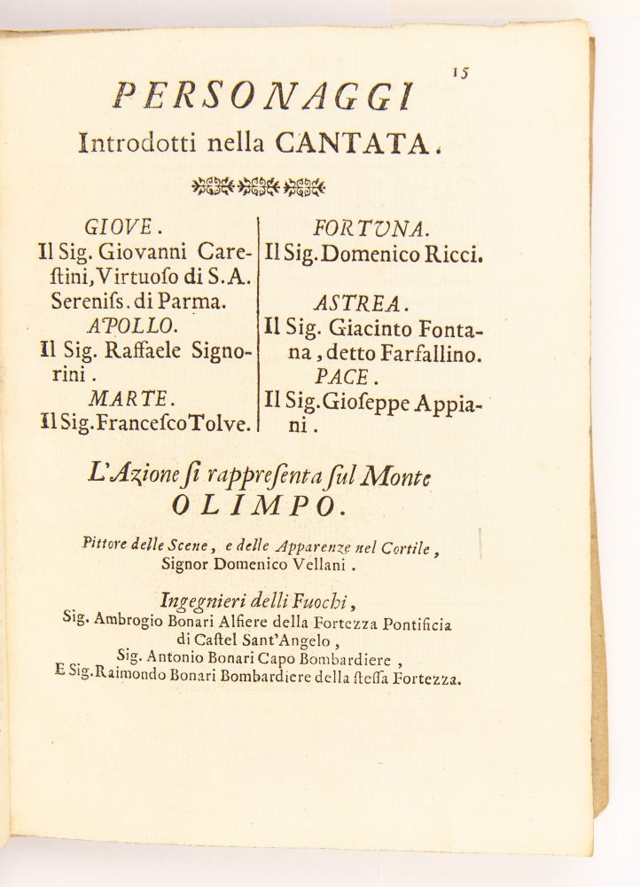 Circo agonale di Roma restituito all'antica forma con illuminazioni e macchine artificiali dall'E.mo, e R.mo Cardinale di Polignac ministro di S.M. Christianissima per celebrare il felice nascimento.