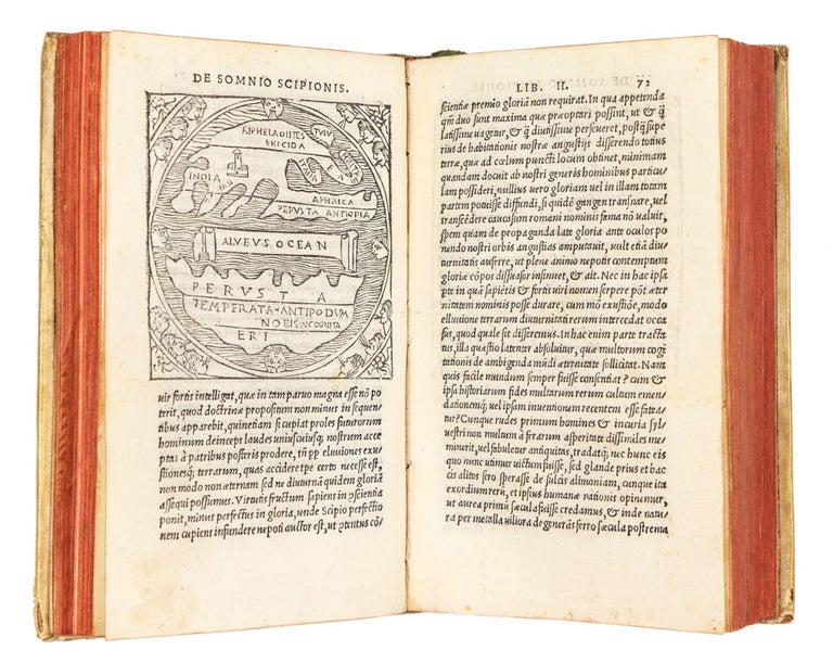 Item #4468 Macrobii interpretatio in somnium Scipionis. Eiusdem Saturnaliorum Libri Septem. approx., C E.