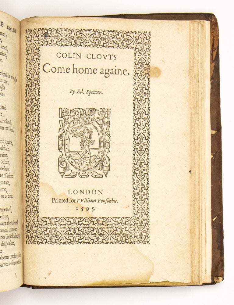 Three works bound together: I. The Shepheards Calender (1591); II. The Faerie Queene (1596); III. Colin Clouts Come Home Againe (1595)