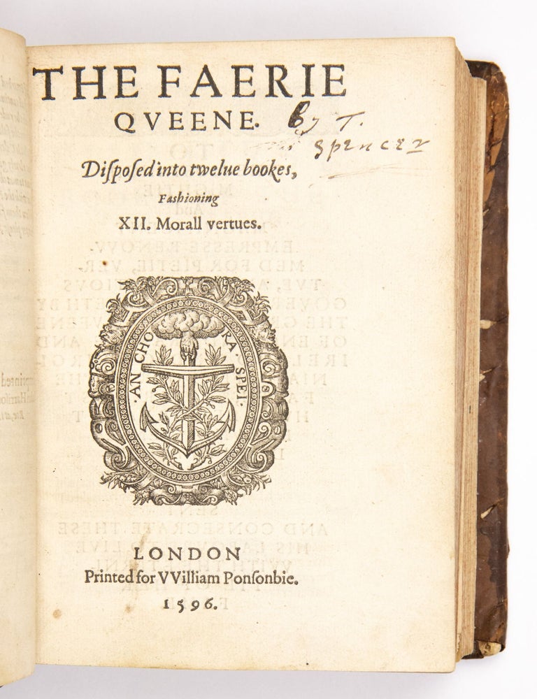 Three works bound together: I. The Shepheards Calender (1591); II. The Faerie Queene (1596); III. Colin Clouts Come Home Againe (1595)