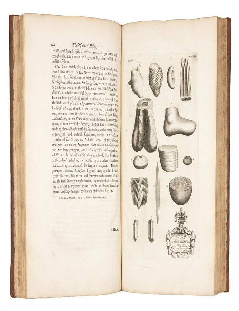 Item #4587 The Natural History of Oxford-shire, Being an Essay toward the Natural History of...