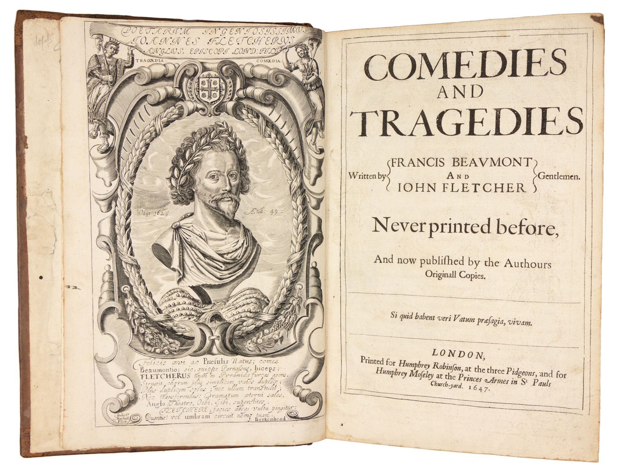 Comedies and Tragedies Written by Francis Beaumont and Iohn