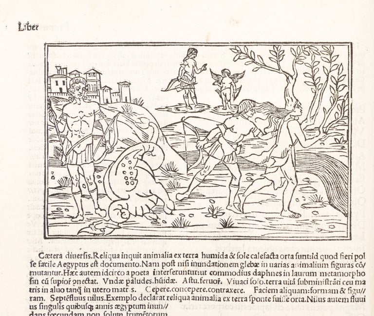 Item #4603 Metamorphoses. [With the commentary of Raphael Regius]. Publius Ovidius Naso, 43 BCE-17 CE.