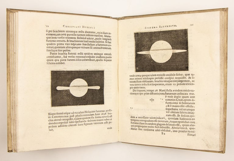 Item #4674 Systema Saturnium, sive de causis mirandorum Saturni phaenomenon, et comite eius planeta novo. Christiaan Huygens.