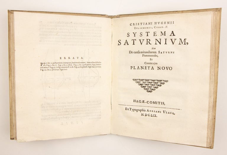 Systema Saturnium, sive de causis mirandorum Saturni phaenomenon, et comite eius planeta novo.