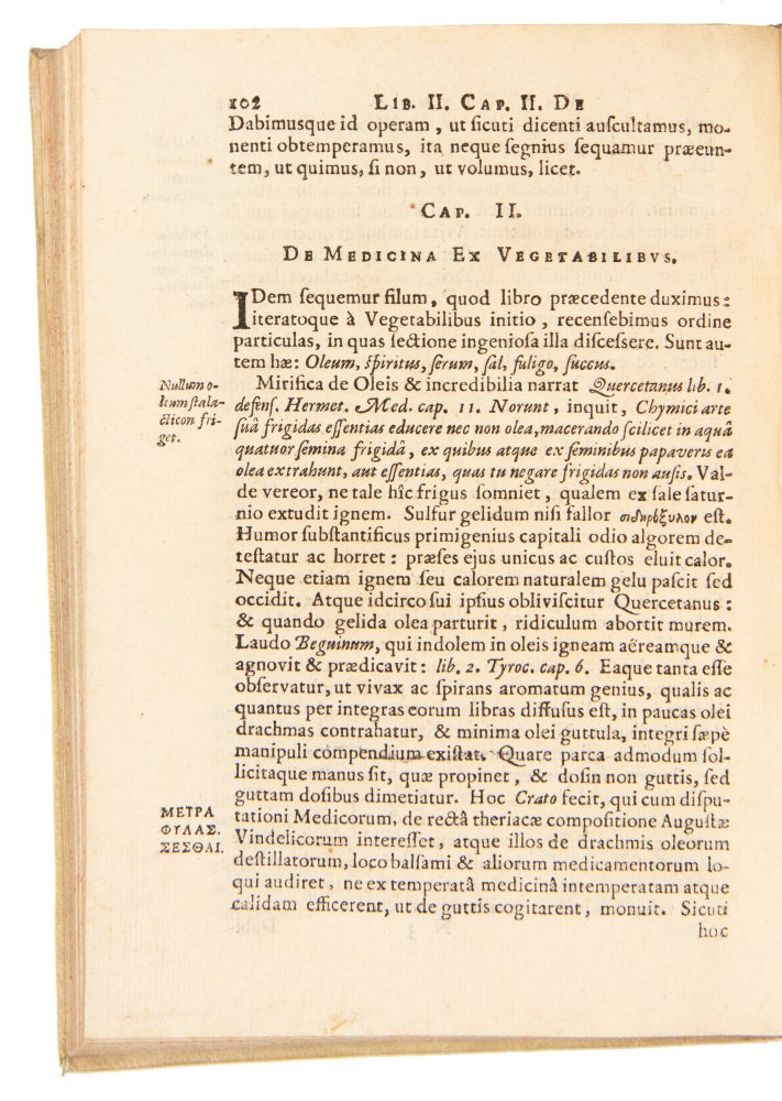 Observationum ac Paradoxorum chymiatricorum Libri Duo: Quorum Unus medicamentorum Chymicorum praeparatione, Alter eorundem usum succincte perspicuèque explicat.