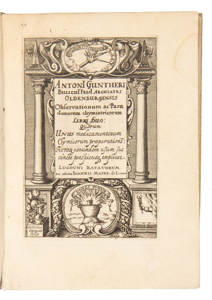 Item #4712 Observationum ac Paradoxorum chymiatricorum Libri Duo: Quorum Unus medicamentorum...