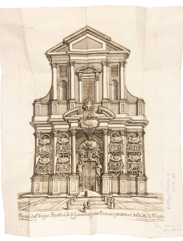Il trionfo di S. Gaudenzo primo vescovo, e protettore dell'inclita città di Novara nel solennissimo glorioso trasporto del sacro adorabile suo corpo seguito alli 14. giugno dell'anno 1711.
