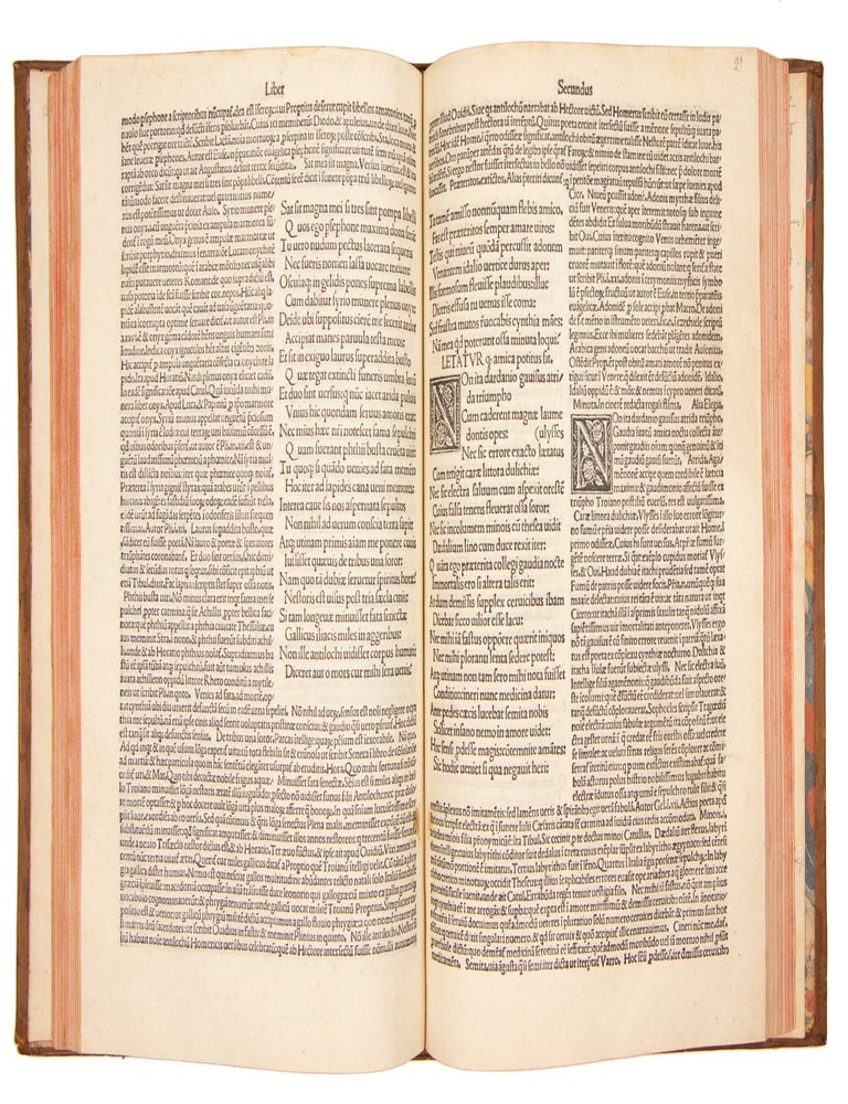 Tibulli Elegiae cum comm. Bernardini Veronensi. Catulli Carmina cum comm. Antonini Partheni. Propertii Elegiae cum comm. Philippi Beroladi