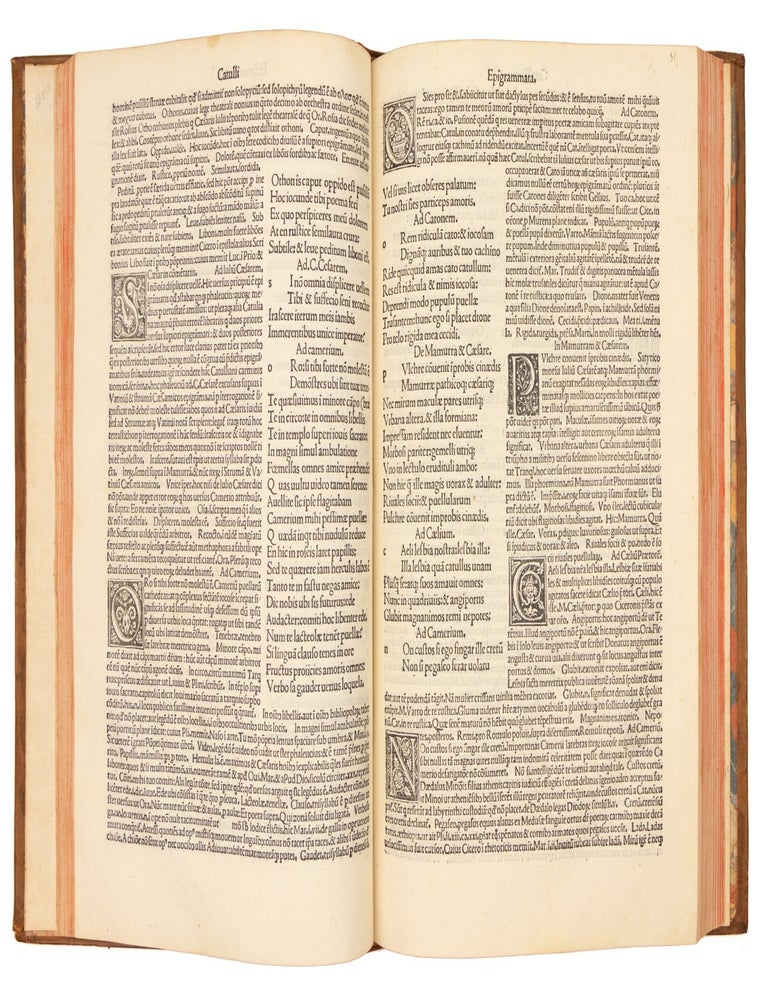 Tibulli Elegiae cum comm. Bernardini Veronensi. Catulli Carmina cum comm. Antonini Partheni. Propertii Elegiae cum comm. Philippi Beroladi