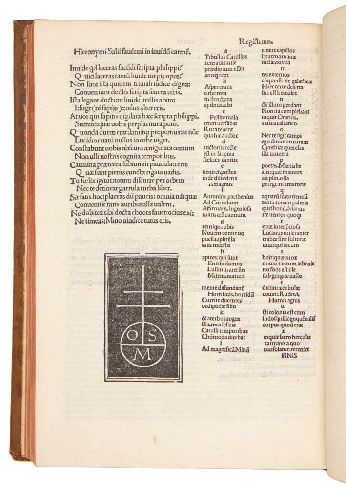 Tibulli Elegiae cum comm. Bernardini Veronensi. Catulli Carmina cum comm. Antonini Partheni. Propertii Elegiae cum comm. Philippi Beroladi