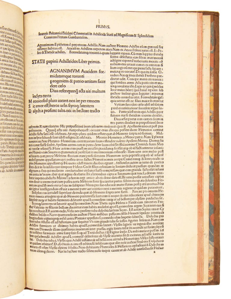 Tibulli Elegiae cum comm. Bernardini Veronensi. Catulli Carmina cum comm. Antonini Partheni. Propertii Elegiae cum comm. Philippi Beroladi