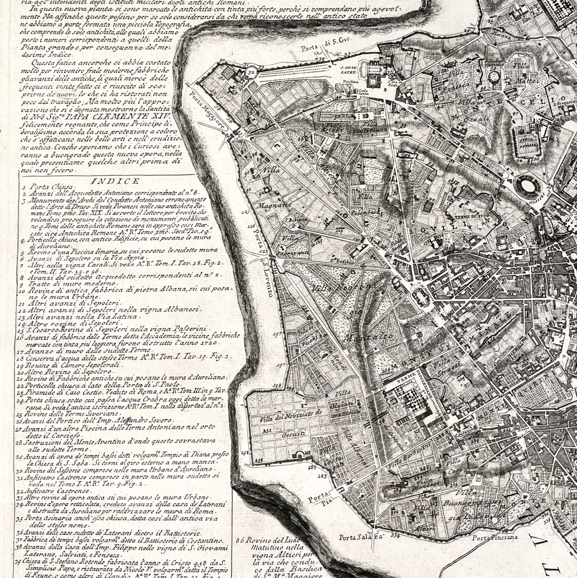 Nulli Plan Pianta di Roma e del Campo Marzo | Giovanni Battista Piranesi, Giovanni ...