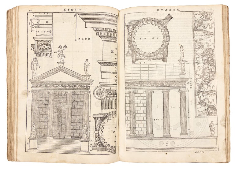 I Quattro Libri dell’Architettura di Andrea Palladio. Ne’ quali, dopo vn breue trattato de’ cinque ordini, & di quelli auertimenti, che sono piu necessarij nel fabricare; si tratta delle case private, delle vie, de i ponti, delle piazze, de i Xisti, et de’ tempij