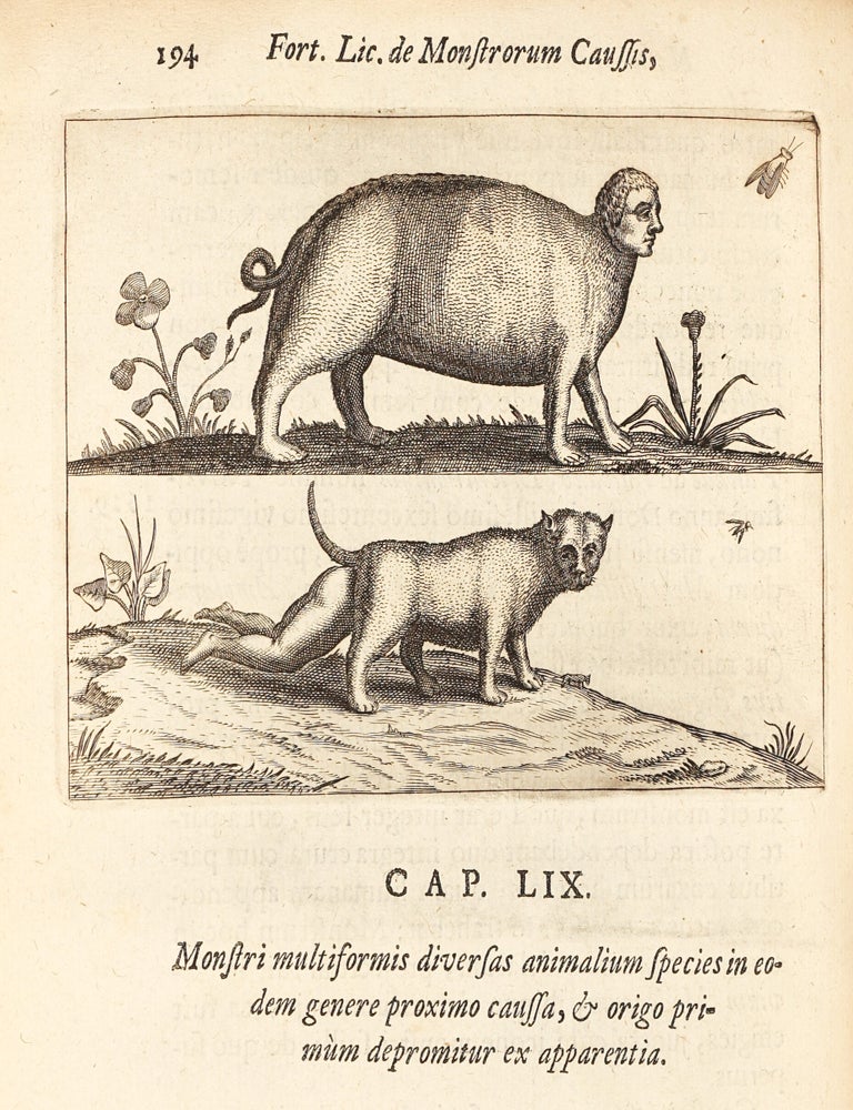 Fortunius Licetus De Monstris. Ex recensione Gerardi Blasii, M. D. & P. P. Qui Monstra quaedam nova & rariora ex recentiorum scriptis addidit. Editio Novissima. Iconibus illustrata.