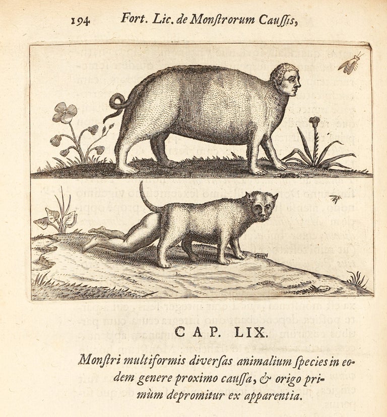 Fortunius Licetus De Monstris. Ex recensione Gerardi Blasii, M. D. & P. P. Qui Monstra quaedam nova & rariora ex recentiorum scriptis addidit. Editio Novissima. Iconibus illustrata.