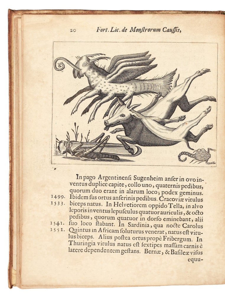 Fortunius Licetus De Monstris. Ex recensione Gerardi Blasii, M. D. & P. P. Qui Monstra quaedam nova & rariora ex recentiorum scriptis addidit. Editio Novissima. Iconibus illustrata.