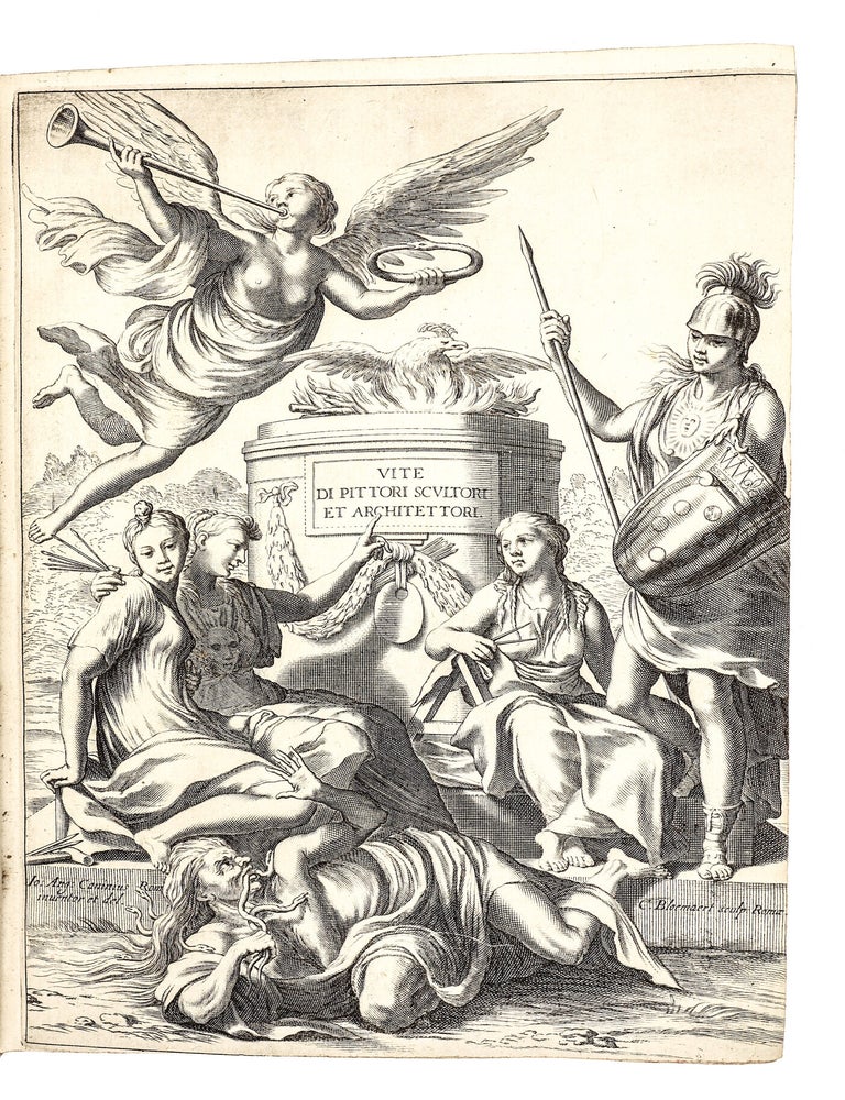 Le vite de' pi&ugrave; eccellenti pittori, scultori et architetti di Giorgio Vasari, pittore & architetto aretino; parte prima e seconda [-terza] ; in questa nuoua edizione diligentemente riviste, ricorrette, accresciute d'alcuni ritratti, & arricchite di postille nel margine.
