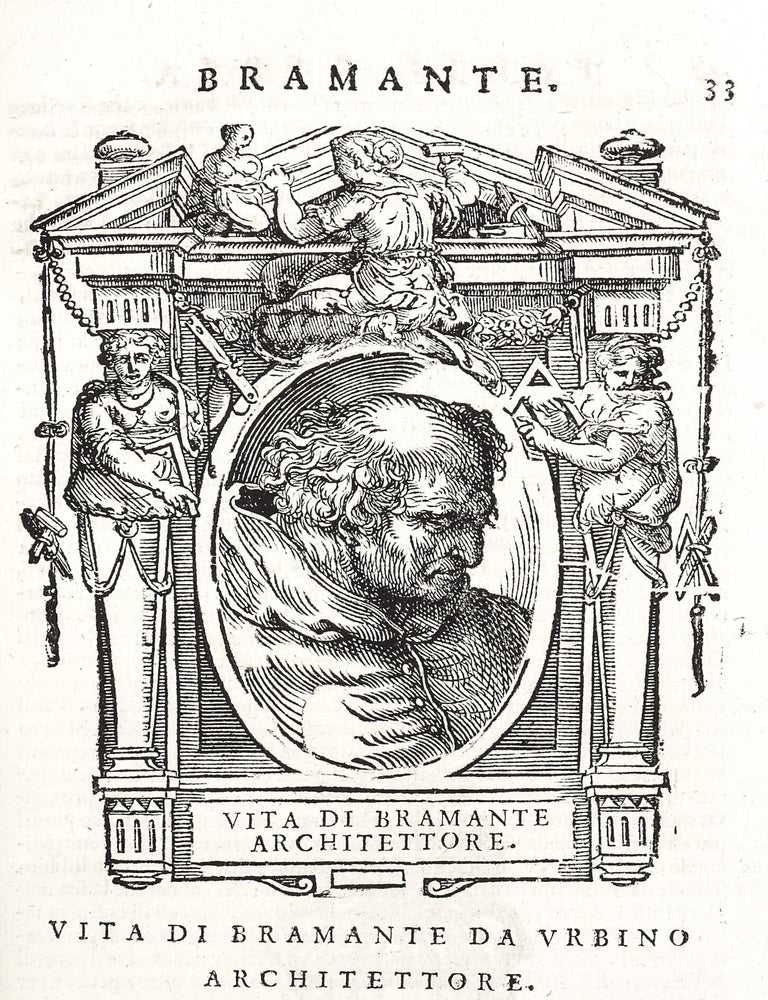Le vite de' pi&ugrave; eccellenti pittori, scultori et architetti di Giorgio Vasari, pittore & architetto aretino; parte prima e seconda [-terza] ; in questa nuoua edizione diligentemente riviste, ricorrette, accresciute d'alcuni ritratti, & arricchite di postille nel margine.