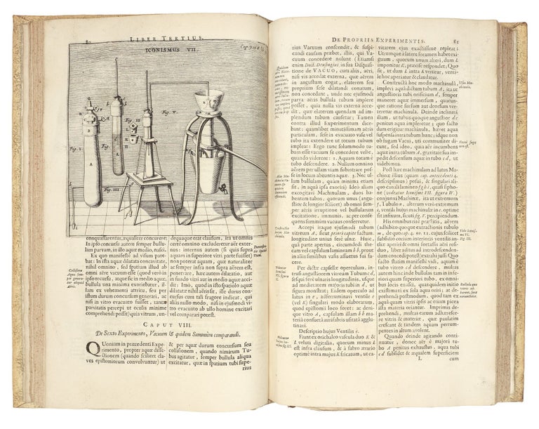 Experimenta Nova (ut vocantur) Magdeburgica De Vacuo Spatio Primùm à R.P. Gaspare Schotto, è Societate Jesu, & Herbipolitanae Academiae Matheseos Professore: Nunc verò ab ipso Auctore Perfectiùs edita, variisque aliis Experimentis aucta. Quibus accesserunt simul certa quaedam De Aeris Pondere circa Terram; de Virtutibus Mundanis, & Systemate Mundi Planetario; sicut & de Stellis Fixis, ac Spatio illo Immenso, quod tàm intra quam extra eas funditur.
