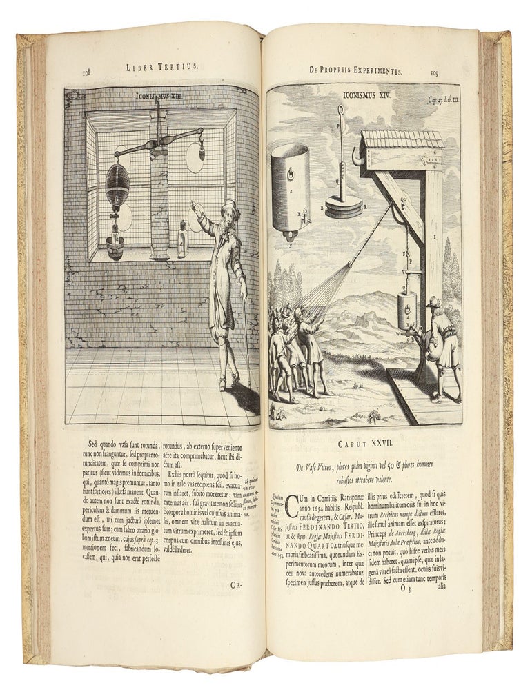 Experimenta Nova (ut vocantur) Magdeburgica De Vacuo Spatio Prim&ugrave;m &agrave; R.P. Gaspare Schotto, &egrave; Societate Jesu, & Herbipolitanae Academiae Matheseos Professore: Nunc ver&ograve; ab ipso Auctore Perfecti&ugrave;s edita, variisque aliis Experimentis aucta. Quibus accesserunt simul certa quaedam De Aeris Pondere circa Terram; de Virtutibus Mundanis, & Systemate Mundi Planetario; sicut & de Stellis Fixis, ac Spatio illo Immenso, quod t&agrave;m intra quam extra eas funditur.