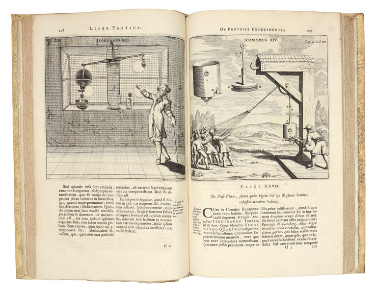Experimenta Nova (ut vocantur) Magdeburgica De Vacuo Spatio Primùm à R.P. Gaspare Schotto, è Societate Jesu, & Herbipolitanae Academiae Matheseos Professore: Nunc verò ab ipso Auctore Perfectiùs edita, variisque aliis Experimentis aucta. Quibus accesserunt simul certa quaedam De Aeris Pondere circa Terram; de Virtutibus Mundanis, & Systemate Mundi Planetario; sicut & de Stellis Fixis, ac Spatio illo Immenso, quod tàm intra quam extra eas funditur.