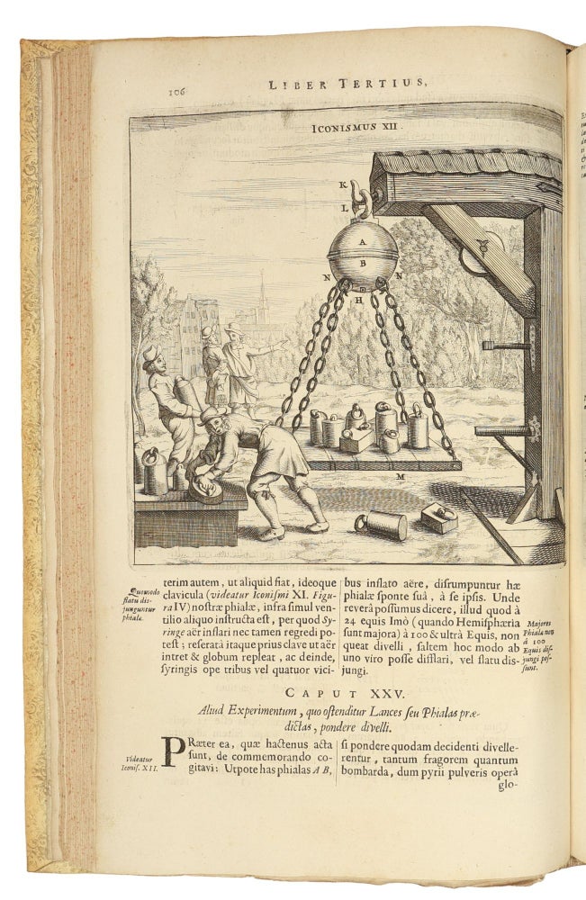 Experimenta Nova (ut vocantur) Magdeburgica De Vacuo Spatio Primùm à R.P. Gaspare Schotto, è Societate Jesu, & Herbipolitanae Academiae Matheseos Professore: Nunc verò ab ipso Auctore Perfectiùs edita, variisque aliis Experimentis aucta. Quibus accesserunt simul certa quaedam De Aeris Pondere circa Terram; de Virtutibus Mundanis, & Systemate Mundi Planetario; sicut & de Stellis Fixis, ac Spatio illo Immenso, quod tàm intra quam extra eas funditur.