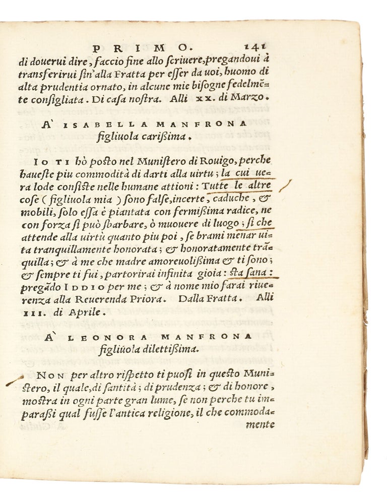 Lettere della molto illustre sig.ra donna Lucretia Gonzaga da Gazuolo con gran diligentia raccolte, & &agrave; gloria del sesso feminile nuovamente in luce poste.