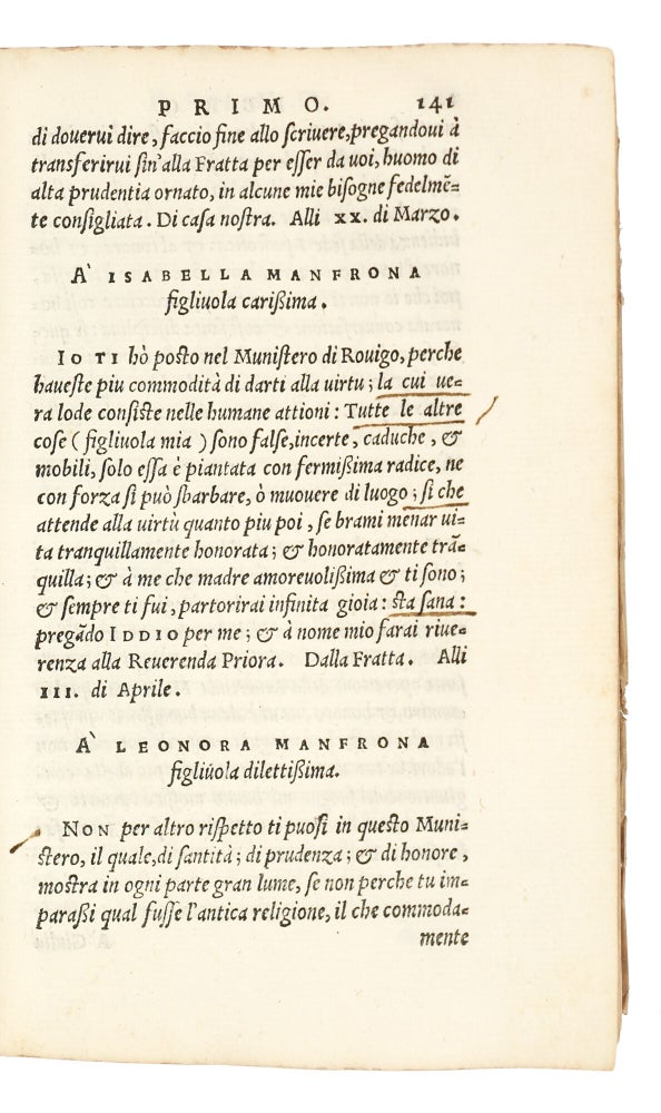 Lettere della molto illustre sig.ra donna Lucretia Gonzaga da Gazuolo con gran diligentia raccolte, & à gloria del sesso feminile nuovamente in luce poste.